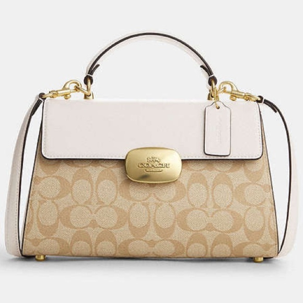 Coach | Eliza Top Handle In Signature Canvas